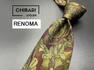 [ очень красивый товар ]RENOMA Renoma цветочный принт галстук 3шт.@ и больше бесплатная доставка Brown 0504193
