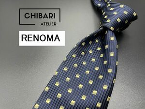 [ прекрасный товар ]RENOMA Renoma точка рисунок галстук 3шт.@ и больше бесплатная доставка темно-синий 0504195