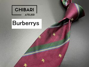 [ новый старый товар ]Burberrys Burberry Logo &reji men taru рисунок галстук 3шт.@ и больше бесплатная доставка wine red серия 0504058