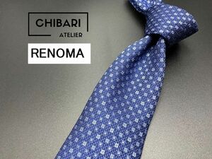 [ очень красивый товар ]RENOMA Renoma точка рисунок галстук 3шт.@ и больше бесплатная доставка темно-синий 0505071
