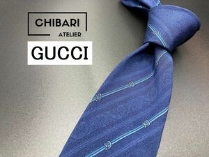 [ прекрасный товар ]GUCCI Gucci Logo &reji men taru рисунок галстук 3шт.@ и больше бесплатная доставка темно-синий 0505008