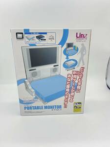 [ unopened ]Wii for monitor [ portable monitor ( white ) ] monitor dead stock Linx links game 