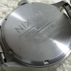 NIXON THE SENTRY SS ニクソン セントリーSS ブルー文字盤 クォーツ 腕時計 稼動品の画像9