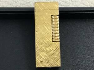 dunhill ダンヒル ローラー式 ガス ライター ゴールド 火花確認済