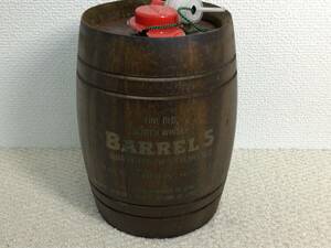 ★ 未開栓 ★ BARREL5 バレル 5 ファイン オールド 樽型ボトル 500ml 43% 1269g スコッチ ウイスキー 古酒