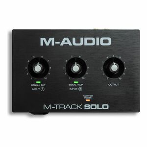 *M-Audio M-Track Solo combo ввод вентилятор tam источник питания установка 48-KHz 2 канал USB аудио интерфейс * новый товар включая доставку 