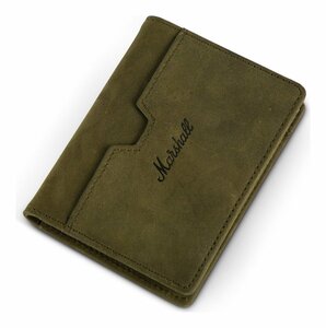 ★Marshall SUEDEHEAD OLIVE カードホルダー カードケース★新品送料込