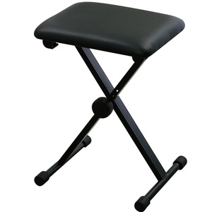 *KIKUTANIkiktaniKB-60 BLK black 4 -step height adjustment folding i ski board bench piano chair * new goods including carriage 