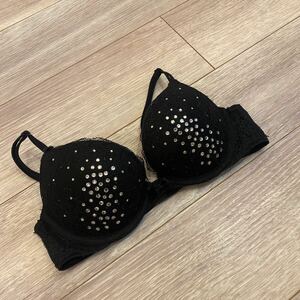 Victoria's secret ブラ単品 ブラック ビジュー