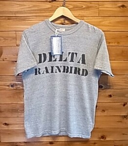 ★☆良品 フリーホイーラーズ FREEWHEELERS 両面プリント 半袖Tシャツ RAINBIRD GRAY M■シャツ ジャケット☆★