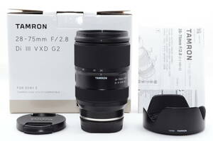 ★美品★ タムロン TAMRON 28-75mm F2.8 Di III VXD G2 ソニー Eマウント