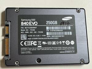 SAMSUNG【動作確認済み】SSD 250GB 0914