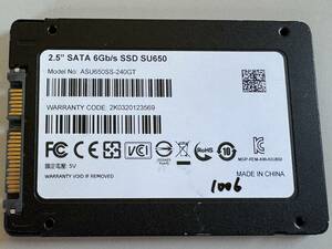 ADATA SSD 240GB【動作確認済み】1006　