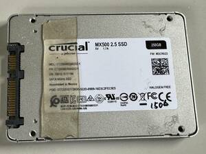 CRUCIAL SSD 250GB【動作確認済み】1506