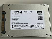 CRUCIAL SSD 250GB【動作確認済み】1512_画像1