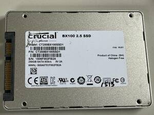 CRUCIAL SSD 250GB【動作確認済み】1513