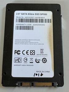 ADATA SSD 240GB【動作確認済み】1016