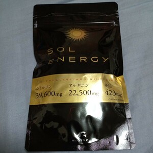 SOL ENERGY ソルエナジー　180粒　1ヶ月分　新品　未開封品　シトルリン　アルギニン　亜鉛他 サプリメント