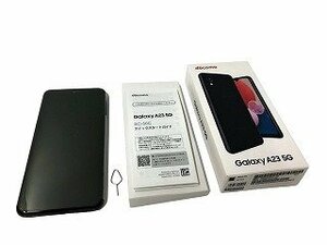 SMK433320.* не использовался * docomo Galaxy A23 5G SC-56C 64GB Black смартфон прямой самовывоз приветствуется 