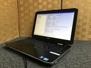 SMK437456相 Dell ノートPC Latitude E5530 non-vPro Core i5-3230M メモリ2GB HDD320GB 現状品 直接お渡し歓迎