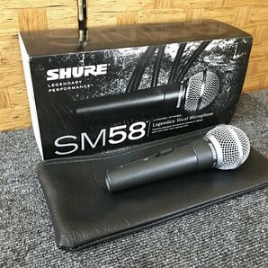 SNG47965小 SHURE シュアー SM58 ダイナミックマイク 直接お渡し歓迎の画像1