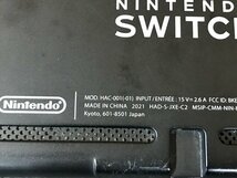 SNG50016相 任天堂 Nintendo Switch HAC-001(-01) ジャンク 直接お渡し歓迎_画像6