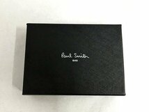 SPG50035相 ★未使用訳あり★ Paul Smith ポール・スミス 名刺入れ ベジタンストライプトリム 直接お渡し歓迎_画像9