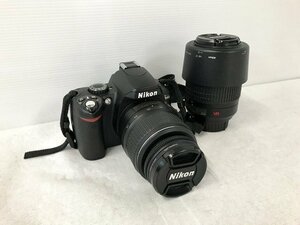 SMG50006八 Nikon D40 デジタル一眼レフカメラ / レンズ AF-S 18-55mm ED / AF-S 55-200mm ED 現状品 直接お渡し歓迎