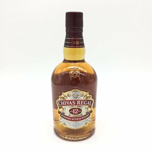 【1円～複数出品中！】CHIVAS REGAL AGED12YEARS ウイスキー 700ml×６本セット※同梱不可 裏ラベルキズ有の画像2