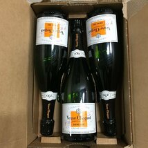 【1円～複数出品中！】ヴーヴクリコ　ドゥミ・セック　ホワイトラベル　750ml×６本セット※同梱不可_画像7