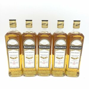 [1 jpy ~ several exhibiting!]1608 BUSHMILLS IRISH WHISKEY 700ml×5 pcs set * including in a package un- possible 