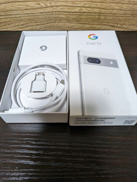 【本体なし】Google Pixel7a　箱　純正タイプCケーブル　SIMピン　アダプター　スマホ本体はありません