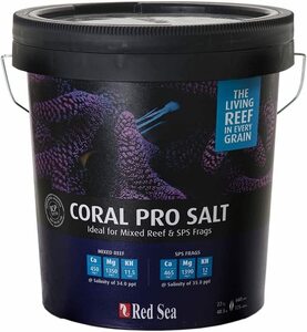 ② unused black bucket red si- coral Pro salt 660 bucket breaking the seal salt unused unopened 