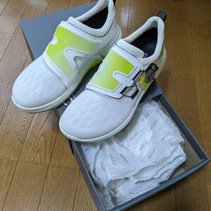 日本正規品eccoGOLF シューズ★GORE‐TEX BOAシステム★スパイクレス26.5センチ