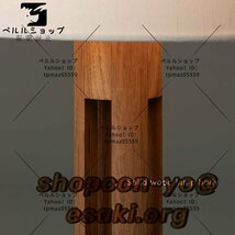 リネンファブリックシェード付きベッドサイド木製テーブルランプ、ヴィンテージファームハウス ナイトスタンドランプ_画像4
