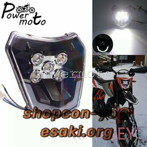 モトクロス デュアルスポーツ LED カスタム 高品質 ヘッドライトEXC XCF XCW 250 300 350 450 500 690 SMC XC-W EXC-F