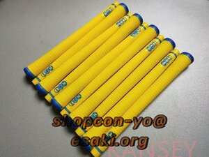 10 ピース/セット no1 黄色と青ゴルフグリップYELLOW AND BLUE