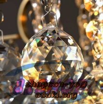 高級水晶クリスタルガラス シーリングライト シャンデリア 照明 天井照明 照明器具 豪華 インテリア_画像3