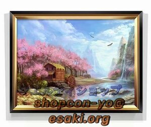 人気美品★絵画 風景 壁掛け 油絵 特売! 60*40cm