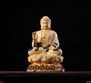 特売！阿弥陀仏座像 彫刻 仏教工芸 高約10cm