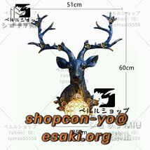 新品◆北欧風◆ウォールライト鹿首 照明 ベッドサイドライト 雰囲気 壁掛け照明 室内装飾 リビング 壁掛けモダンライト_画像2