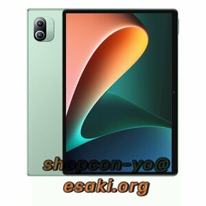 新入荷☆ タブレット PC 10.1インチ Android 11.0 Wi-Fiモデル 液晶 simフリー GMS認証 軽量 在宅勤務 ネット授業 8GB+256GB グリーン