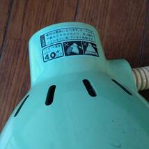 昭和レトロ デスクライト ナショナル 白熱灯照明器具 17㎜口径 卓上スタンド 古い照明 台の直径約160㎜ 高さ最大約480㎜ 【2903】_画像10