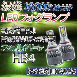 ライムイエロー HB4 爆光 フォグランプ LED ライト フォグライト 12V 24V 最新LEDチップ 送料無料