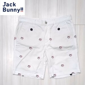 JACK BUNNY by PEARLY GATES 5周年記念 ハーフパンツ 6 メンズ LL ストレッチ ボトムス ジャックバニー パーリーゲイツ ゴルフ