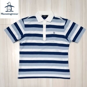 美品 マンシングウェア ポロシャツ L メンズ 半袖シャツ Munsingwear ゴルフ デサント