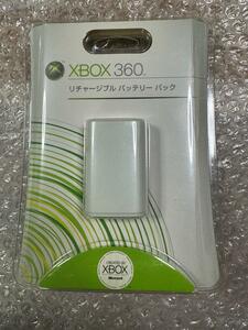 XBOX360li Charge bru battery pack ( white ) / Rechargeable Battery Pack new goods unopened beautiful goods free shipping including in a package possible 