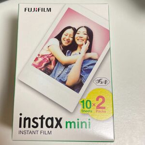 【新品未使用】チェキ用フィルム instax mini FUJIFILM×1箱(20枚)