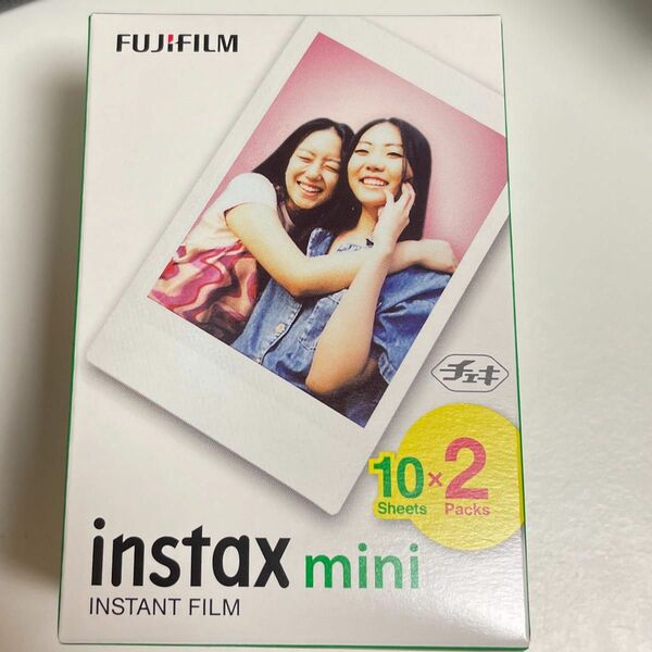 【新品未使用】チェキ用フィルム instax mini FUJIFILM×1箱(20枚)