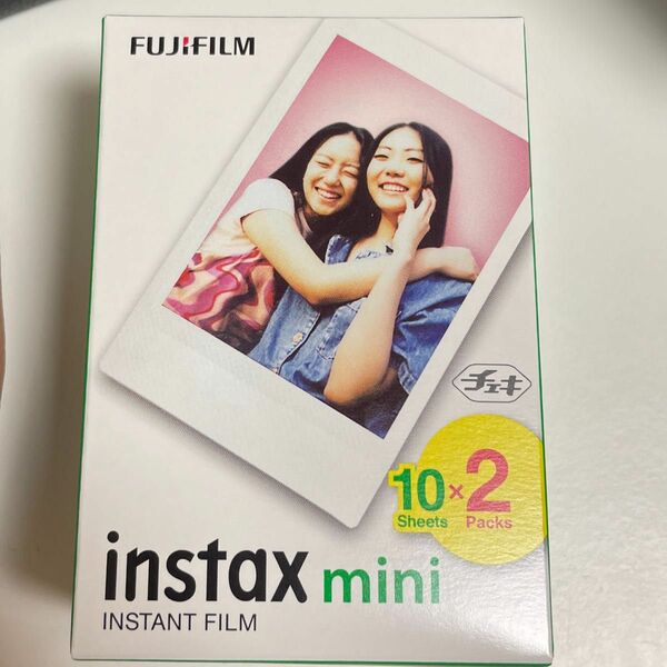 【新品未使用】チェキ用フィルム instax mini FUJIFILM×1箱(20枚)